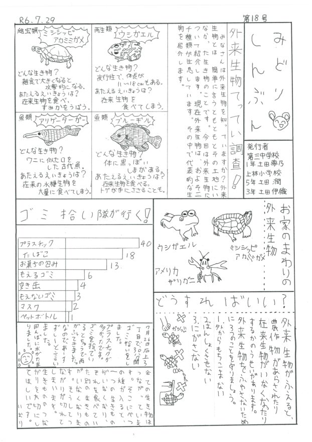 海のキッズサポーター【外来生物徹底調査】